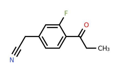 1806697-22-2 | 3-Fluoro-4-propionylphenylacetonitrile