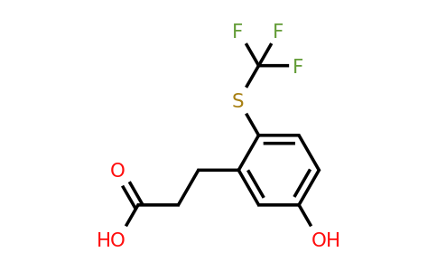 1806697-39-1 | 3-(5-Hydroxy-2-(trifluoromethylthio)phenyl)propanoic acid