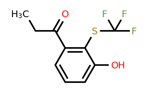 1806697-84-6 | 3-Propionyl-2-(trifluoromethylthio)phenol