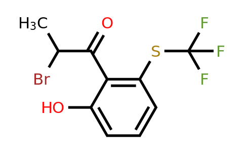 1806697-88-0 | 2-(2-Bromopropanoyl)-3-(trifluoromethylthio)phenol