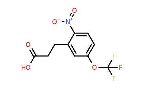 1806700-97-9 | 3-(2-Nitro-5-(trifluoromethoxy)phenyl)propanoic acid