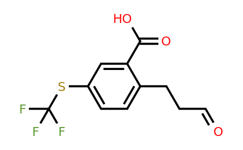 1806701-11-0 | 2-(3-Oxopropyl)-5-(trifluoromethylthio)benzoic acid