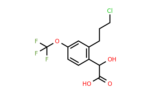 1806701-23-4 | 2-(3-Chloropropyl)-4-(trifluoromethoxy)mandelic acid