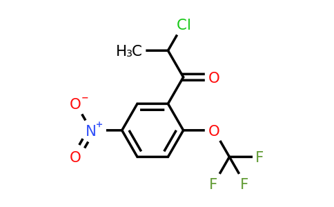 1806701-29-0 | 2-Chloro-1-(5-nitro-2-(trifluoromethoxy)phenyl)propan-1-one