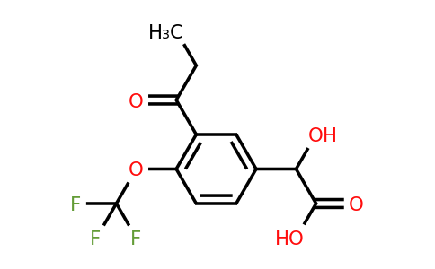 1806701-33-6 | 3-Propionyl-4-(trifluoromethoxy)mandelic acid