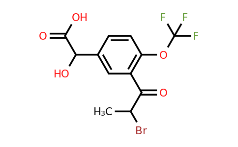 1806701-41-6 | 3-(2-Bromopropanoyl)-4-(trifluoromethoxy)mandelic acid