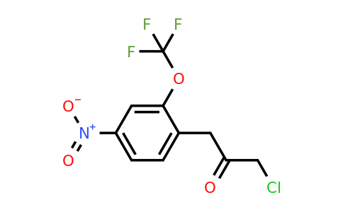 1806701-51-8 | 1-Chloro-3-(4-nitro-2-(trifluoromethoxy)phenyl)propan-2-one