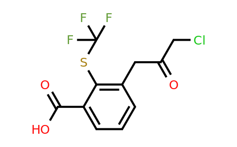 1806701-52-9 | 3-(3-Chloro-2-oxopropyl)-2-(trifluoromethylthio)benzoic acid