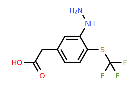 1806701-54-1 | 3-Hydrazinyl-4-(trifluoromethylthio)phenylacetic acid