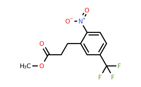 1806701-64-3 | Methyl 3-(2-nitro-5-(trifluoromethyl)phenyl)propanoate
