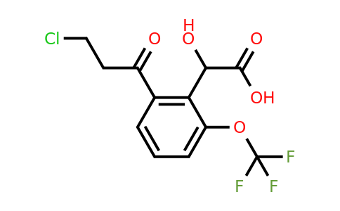 1806701-65-4 | 2-(3-Chloropropanoyl)-6-(trifluoromethoxy)mandelic acid