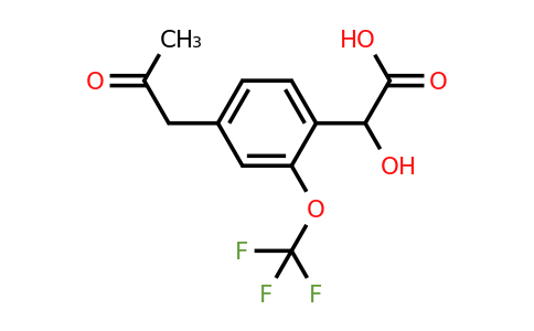 1806701-80-3 | 4-(2-Oxopropyl)-2-(trifluoromethoxy)mandelic acid