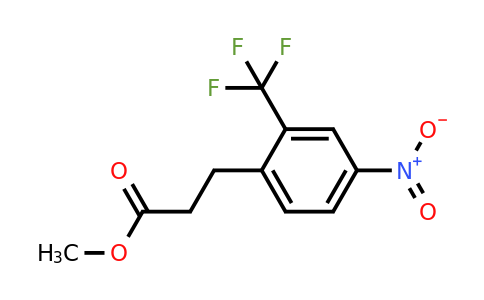 1806701-84-7 | Methyl 3-(4-nitro-2-(trifluoromethyl)phenyl)propanoate
