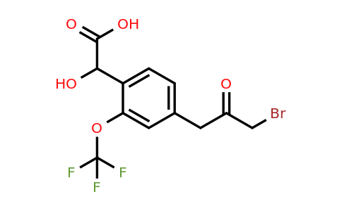 1806702-03-3 | 4-(3-Bromo-2-oxopropyl)-2-(trifluoromethoxy)mandelic acid