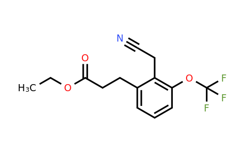 1806702-22-6 | Ethyl 3-(2-(cyanomethyl)-3-(trifluoromethoxy)phenyl)propanoate