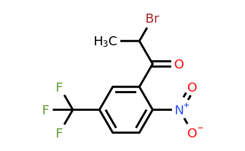 1806702-33-9 | 2-Bromo-1-(2-nitro-5-(trifluoromethyl)phenyl)propan-1-one