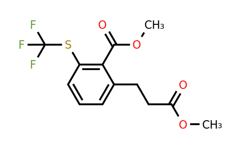 1806702-36-2 | Methyl 2-(3-methoxy-3-oxopropyl)-6-(trifluoromethylthio)benzoate