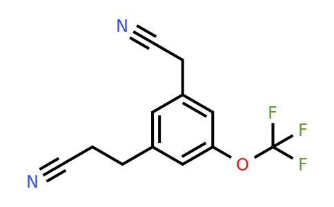 1806702-42-0 | 3-(2-Cyanoethyl)-5-(trifluoromethoxy)phenylacetonitrile