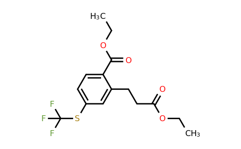 1806703-00-3 | Ethyl 2-(3-ethoxy-3-oxopropyl)-4-(trifluoromethylthio)benzoate