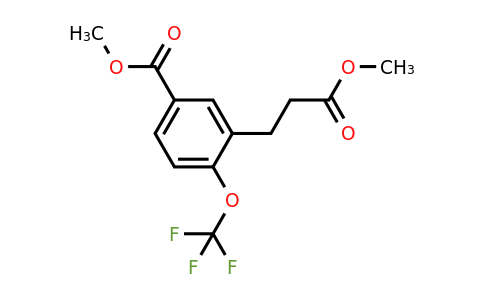 1806703-29-6 | Methyl 3-(3-methoxy-3-oxopropyl)-4-(trifluoromethoxy)benzoate