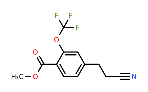 1806703-35-4 | Methyl 4-(2-cyanoethyl)-2-(trifluoromethoxy)benzoate