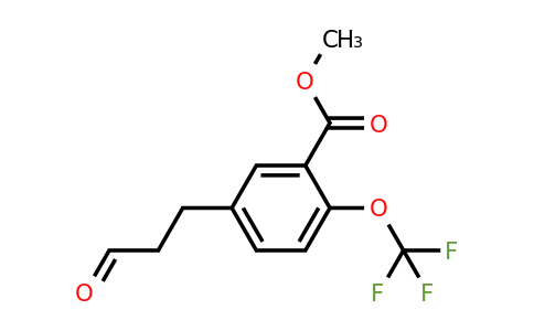 1806703-49-0 | Methyl 5-(3-oxopropyl)-2-(trifluoromethoxy)benzoate