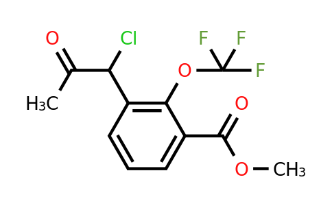 1806703-84-3 | Methyl 3-(1-chloro-2-oxopropyl)-2-(trifluoromethoxy)benzoate