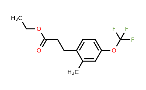 1806703-88-7 | Ethyl 3-(2-methyl-4-(trifluoromethoxy)phenyl)propanoate