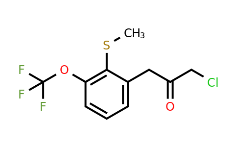 1806704-80-2 | 1-Chloro-3-(2-(methylthio)-3-(trifluoromethoxy)phenyl)propan-2-one
