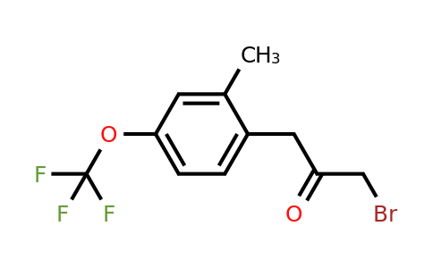 1806705-08-7 | 2-(3-Bromo-2-oxopropyl)-5-(trifluoromethoxy)toluene