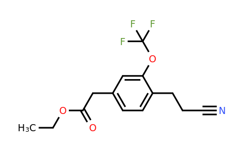 1806705-40-7 | Ethyl 4-(2-cyanoethyl)-3-(trifluoromethoxy)phenylacetate