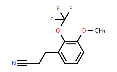1806705-51-0 | 3-(3-Methoxy-2-(trifluoromethoxy)phenyl)propanenitrile