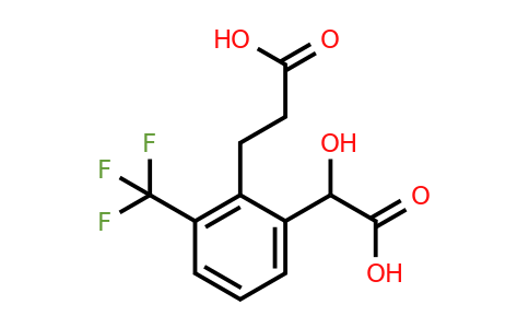 1806705-57-6 | 2-(2-Carboxyethyl)-3-(trifluoromethyl)mandelic acid