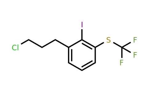 1806705-76-9 | 1-(3-Chloropropyl)-2-iodo-3-(trifluoromethylthio)benzene
