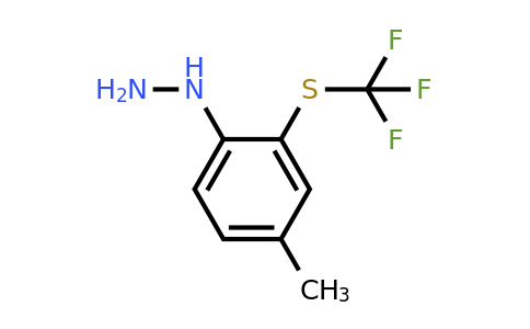 1806705-85-0 | 4-Hydrazinyl-3-(trifluoromethylthio)toluene
