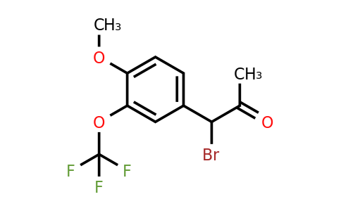 1806705-93-0 | 4-(1-Bromo-2-oxopropyl)-2-(trifluoromethoxy)anisole