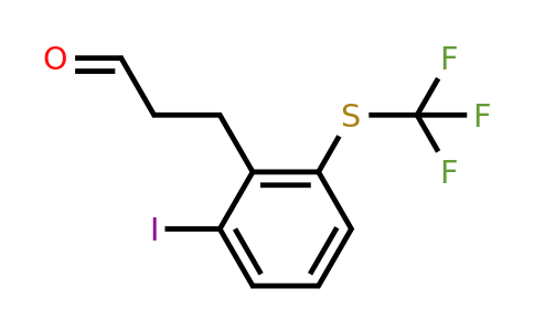1806705-98-5 | 3-(2-Iodo-6-(trifluoromethylthio)phenyl)propanal