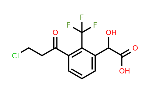 1806706-28-4 | 3-(3-Chloropropanoyl)-2-(trifluoromethyl)mandelic acid