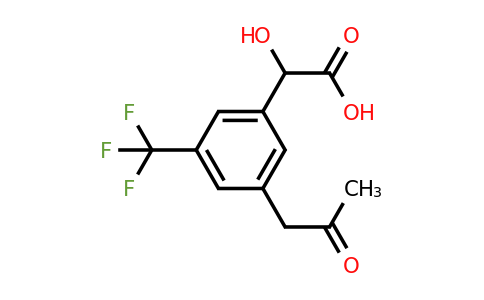 1806706-39-7 | 3-(2-Oxopropyl)-5-(trifluoromethyl)mandelic acid
