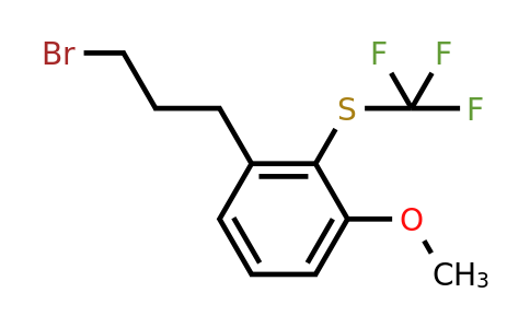 1806706-84-2 | 3-(3-Bromopropyl)-2-(trifluoromethylthio)anisole