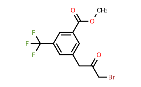 1806706-98-8 | Methyl 3-(3-bromo-2-oxopropyl)-5-(trifluoromethyl)benzoate