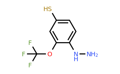 1806707-17-4 | 4-Hydrazinyl-3-(trifluoromethoxy)thiophenol