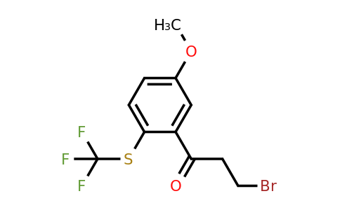 1806707-22-1 | 3-(3-Bromopropanoyl)-4-(trifluoromethylthio)anisole