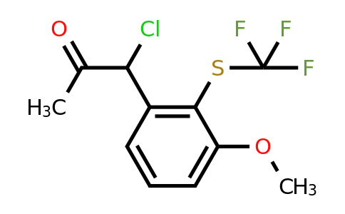 1806707-30-1 | 3-(1-Chloro-2-oxopropyl)-2-(trifluoromethylthio)anisole