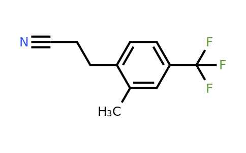 1806707-35-6 | 3-(2-Methyl-4-(trifluoromethyl)phenyl)propanenitrile