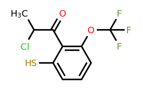 1806707-85-6 | 2-(2-Chloropropanoyl)-3-(trifluoromethoxy)thiophenol