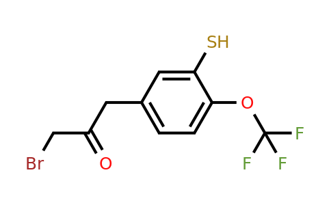 1806708-08-6 | 5-(3-Bromo-2-oxopropyl)-2-(trifluoromethoxy)thiophenol