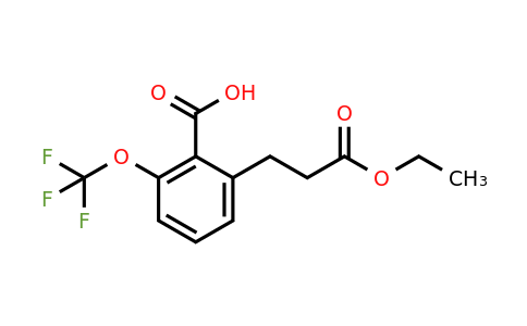 1806708-42-8 | 2-(3-Ethoxy-3-oxopropyl)-6-(trifluoromethoxy)benzoic acid