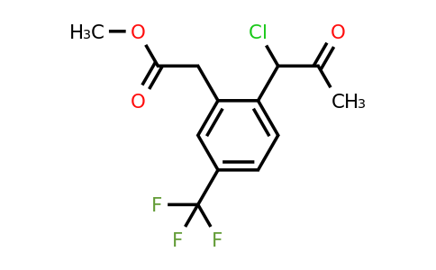 1806708-60-0 | Methyl 2-(1-chloro-2-oxopropyl)-5-(trifluoromethyl)phenylacetate