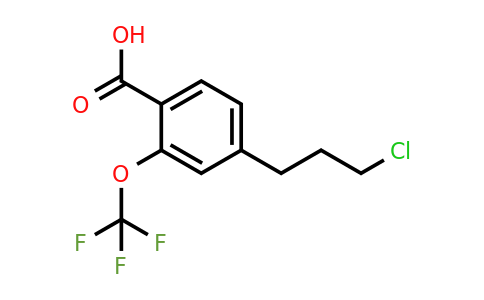1806708-61-1 | 4-(3-Chloropropyl)-2-(trifluoromethoxy)benzoic acid
